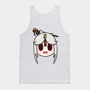 Genshin impact Ningguang chibi head Tank Top